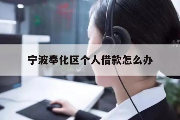 详细阅读:宁波奉化区个人借款怎么办 宁波奉化区个人借款怎么办