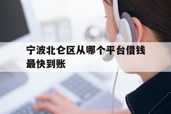 宁波北仑区从哪个平台借钱最快到账